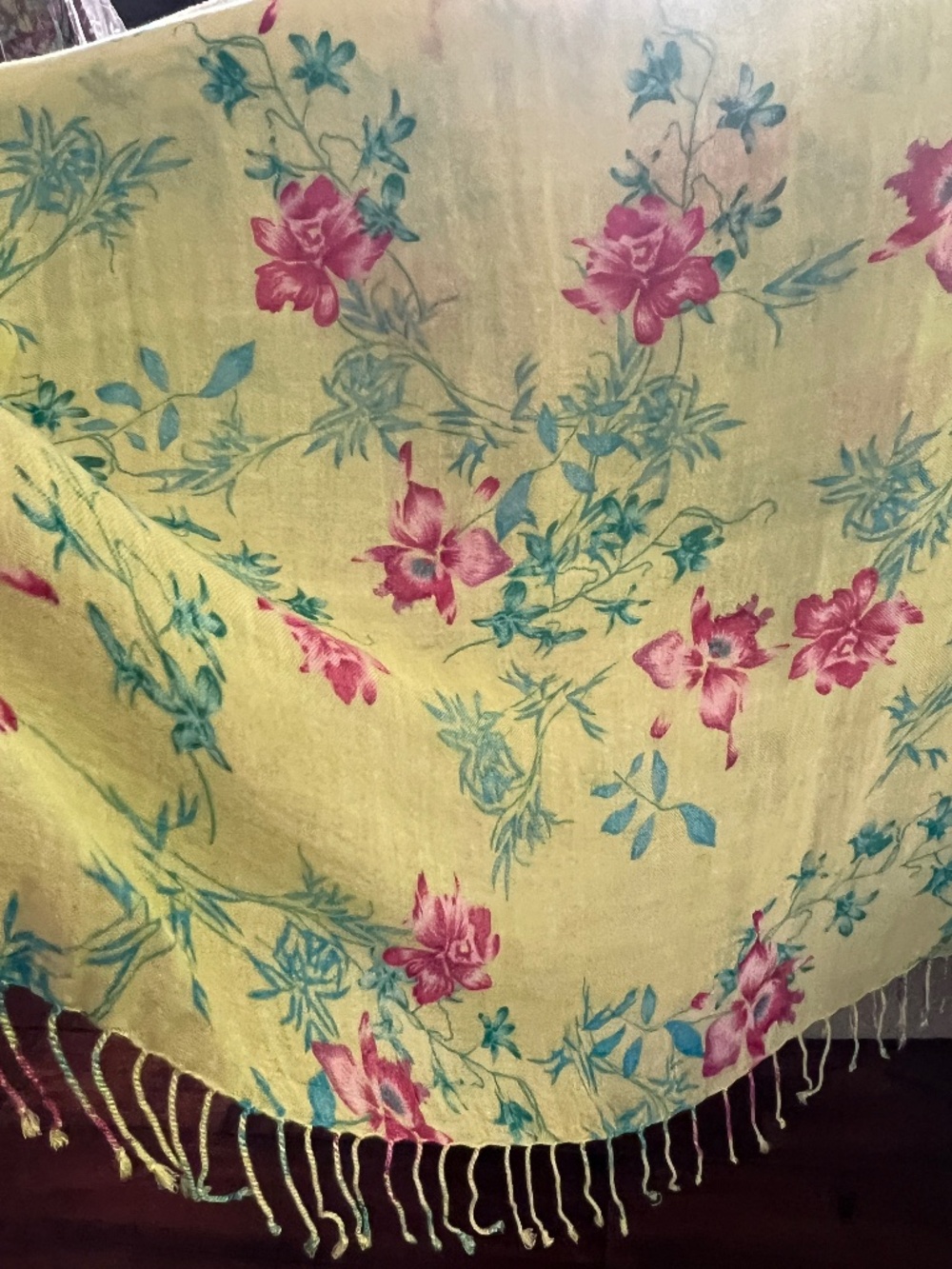 HELEN WELSH SCARF NWOT Gorgeous colors Lightweight. 36x70"